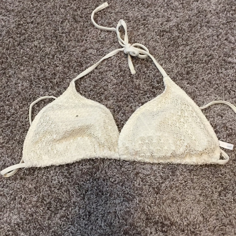 Cream bikini top size L